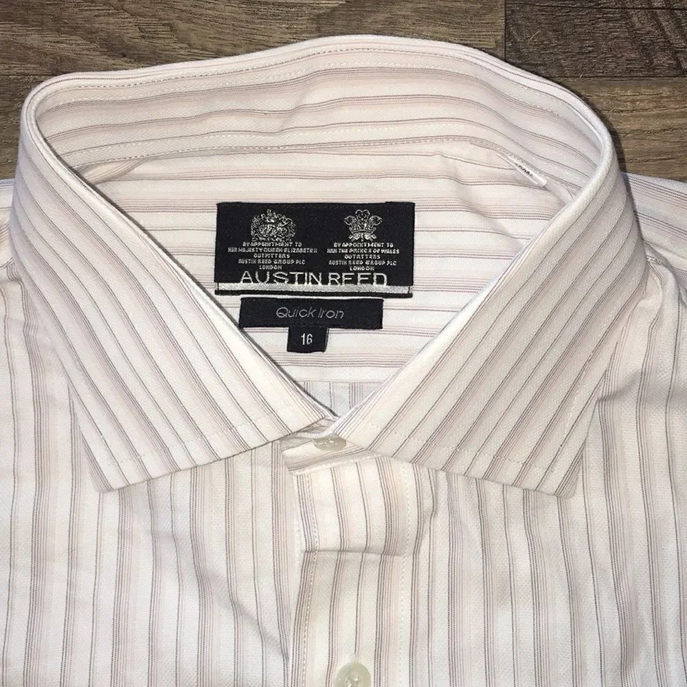 Austin Reed England Quick Iron Dress Shirt 16 x 34